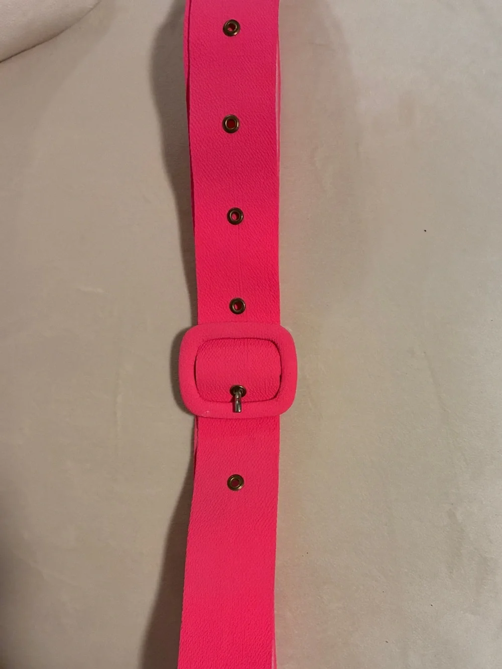 Hot Pink Buckle Belt